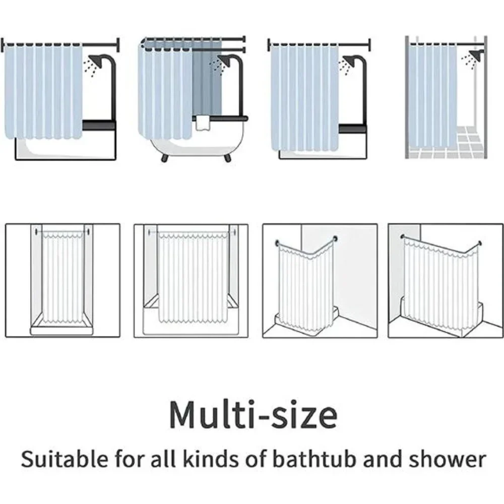 4 Pcs The Grinch Christmas Shower Curtain Set, Toilet Cover and Bath Mat 72x72